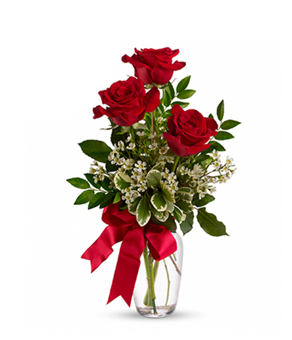 Send Three Red Roses Bouquet To Australia From Pakistan ...
