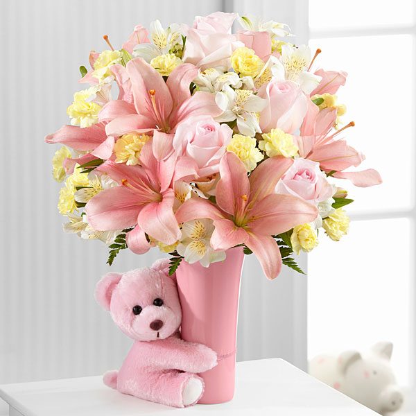 Send Beautiful Pink Flower Bouquet To USA \u2013 Courier Company Karachi ...