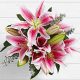 beautiful lilies bouquet for anniversary birthday congratulatory celebratory occasion from SINDH KPK AJK to ARIZONA ARKANSAS USA