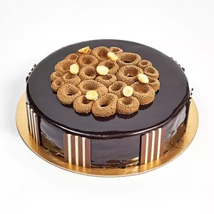 Savory Crunchy Chocolate Hazelnut Cake