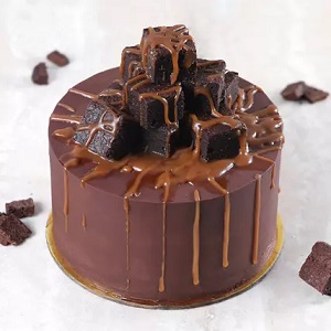 Mouth-Watering Special Brownie Caramel Cake