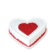 Appetizing Red Velvet Heart Shaped Cake